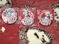 ワンピース　セブンイレブン　FILM RED 缶バッジ　3枚セット　未開封