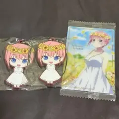 五等分の花嫁 中野一花 ラバーストラップ カード セット
