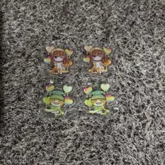 カラフルピーチ　アクリルキーホルダー