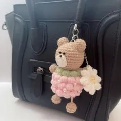 れ*ん様 くまさん　ストラップ　【足ぶらシリーズ】