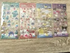 【正規品】】クリアキャンディシール 4種セット サンリオ