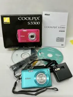 Nikon COOLPIX S3300 グリーン 動作確認済 付属品 人気カラー - メルカリ
