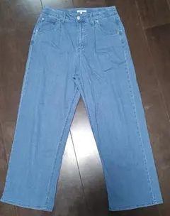 AND YUAANY ストレートデニム 子供用160サイズ ライトブルー