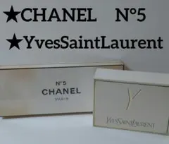 CHANEL N°5 ボックスセット YSL 石鹸　香水　未開封　ソープセット