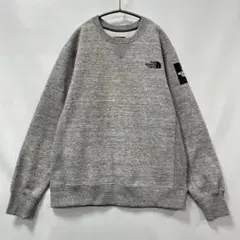 ザ ノースフェイス/スクエアロゴクルー/メランジ/クルーネックスウェット