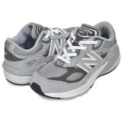 【最終値下げ】New Balance 990 v6 キッズ　グレー 17cm