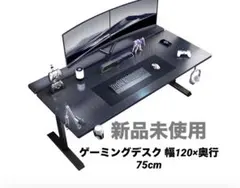 ゲーミングデスク 幅120×奥行75cm モニターアーム専用スペース - メルカリ