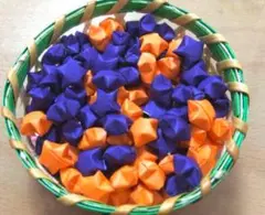 ラッキースター　300個　折り紙　ハロウィン　スターシャワー　吊るし飾り