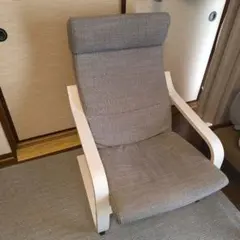 北海道 南空知手渡し限定】イケア ポエング ホワイトレザー 中古美品
