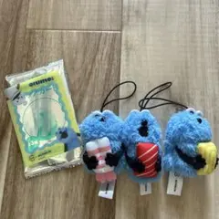 パペットスンスン スシロー　指人形マスコット　コンプリート　クリアカード付