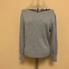 GLOBAL WORK/レディース/長袖/ニット/グレー/無地