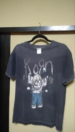 KORN コーン バンドTシャツ 両面プリント メキシコ製 L スミクロY2K KORN コーン バンドTシャツ 両面プリント メキシコ製 L スミクロY2K