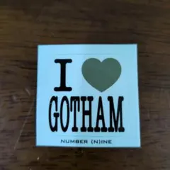 I ♥ GOTHAM NUMBER (N)INE ステッカー