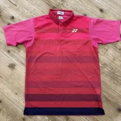 YONEX ゲームシャツ Mサイズ ピンク/レッド