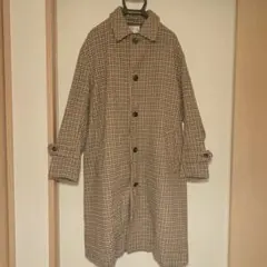 ステンカラーコート ウール