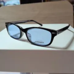 ブルーレンズ プラスチックフレーム サングラス