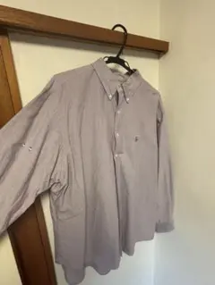 Ralph Lauren 長袖シャツ ボタンダウン パープル