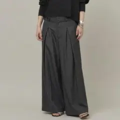 カレンソロジー ウォッシャブルウールパンツ グレー サイズ36のサムネイル
