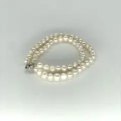 極美品 ベビーパール 本真珠 ネックレス 925 3.6〜3.9㎜ M811 - メルカリ