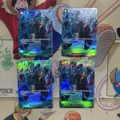 ワンピースカード　ロロノア・ゾロ　パラレル　PRB02-006 4枚セット