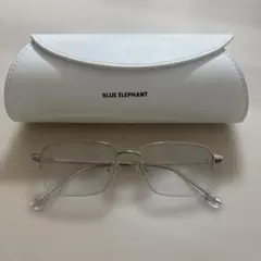 BLUE ELEPHANT スクエア眼鏡 メタルフレーム
