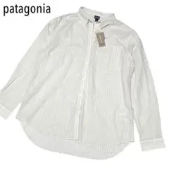 新品タグ付 patagonia オーガニックコットン ヘンプ混 長袖シャツのサムネイル