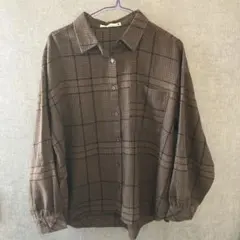 Heart Market チェック柄長袖シャツ