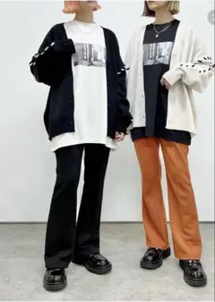 sayunaoしまむら　カーディガン　ブラック