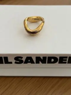 JIL SANDER ジルサンダー ゴールド・ブラウン バングル ブレスレット