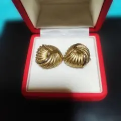 ゴールド シェル型 イヤリング クリップ式♥