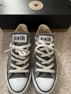 Converse All Star ローカット グレー スニーカーのサムネイル