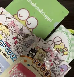 サンリオミニクリアファイルプチ巾着/けろけろけろっぴ
