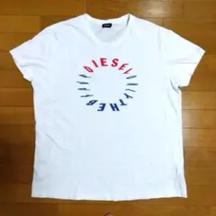 DIESEL ホワイト Tシャツ 3XL