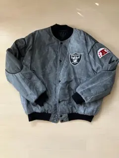 RAIDERS レイダース　スタジャン ジャケット　USA製 L ブラック