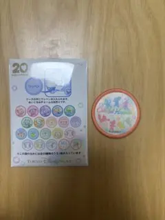 ダッフィーアンドフレンズ　ランダムワッペン　カラフルハピネス