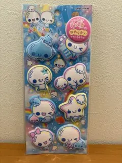 ぷくぷくあわわちゃん もっちりシール カミオジャパン