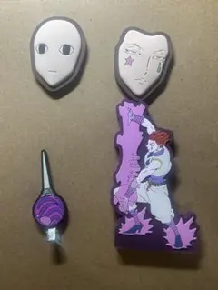 ハンターハンター ヒソカ イルミ マグネット　ヘアピン　ゴン　一番くじまとめ売り