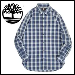 S/ 古着 Timberland ティンバーランド 長袖シャツ チェック柄