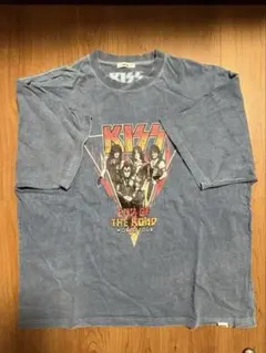 Perushu KISS 半袖Tシャツ Lサイズ ダークブルー