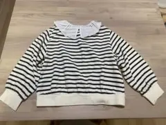 apres les cours 襟付きボダートレーナー 110size