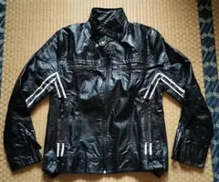 IN THE ATTIC y2k drip フェイクレザーブラックジャケット M