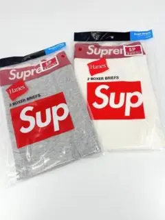 Supreme Hanes ボクサーブリーフ 2枚セット Sサイズ