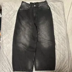 H&M スーパーバギー　31/30 ブラック