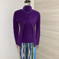 未使用　プリーツプリーズ　カーディガン 総柄 マルチカラー　タグ付き 楽天市場】プリーツプリーズ PLEATS PLEASE カーディガンの通販