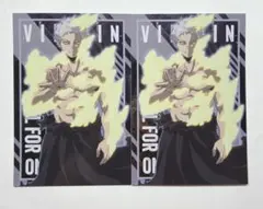 ヒロアカ　オール・フォー・ワン　メタルポストカード