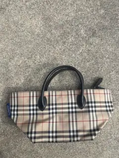Burberry チェック柄 トートバッグ