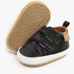 【特別価格❣️新品✨】ベビーシューズ マジックテープ12cm 黒 子ども 靴