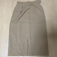 ボディーアンドユース　ユナイテッドアローズ　ベージュ　タイトスカート