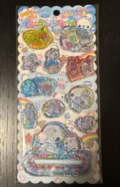 ぷくぷくあわわちゃん　かおりつき　ウォーターシール