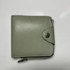 二つ折り財布 コンパクトウォレット ライトグリーンのサムネイル